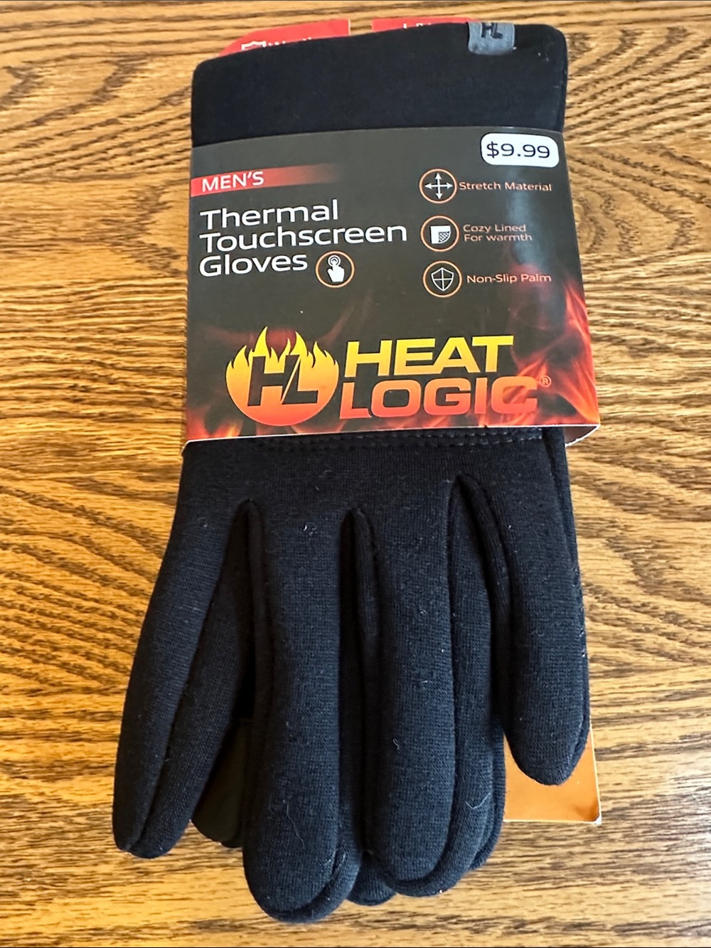 Men’s Black Thermal Touchscreen Gloves